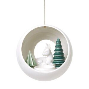 Dottir Nordic Design Mind & Hand Crafted Winter Stories Fawn Hanging Votive NEW